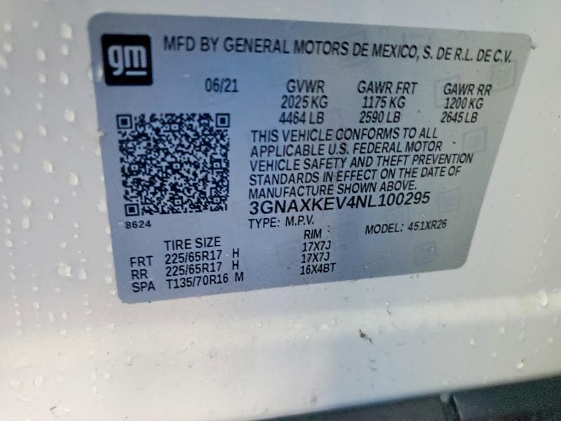 2022 CHEVROLET EQUINOX LT 13