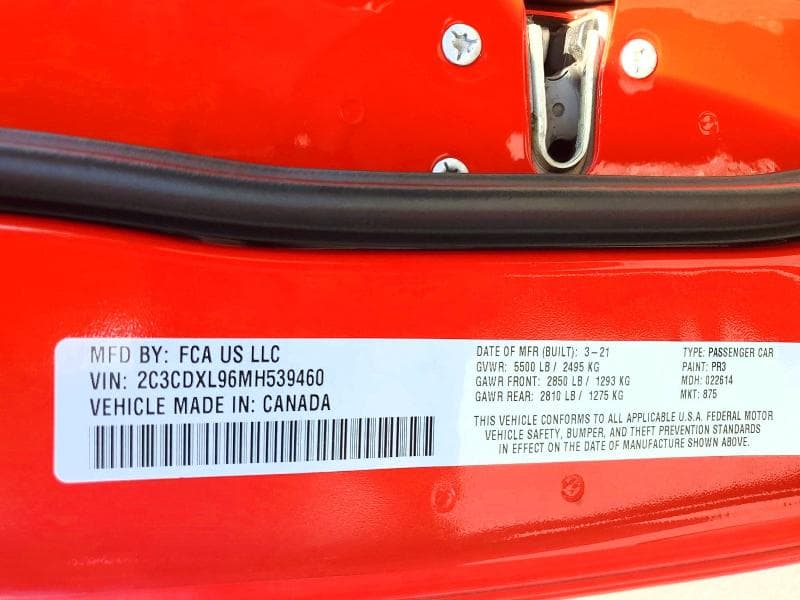 2021 DODGE CHARGER SRT HELLCAT 13