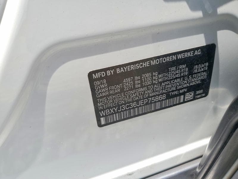 2018 BMW X2 SDRIVE28I 13