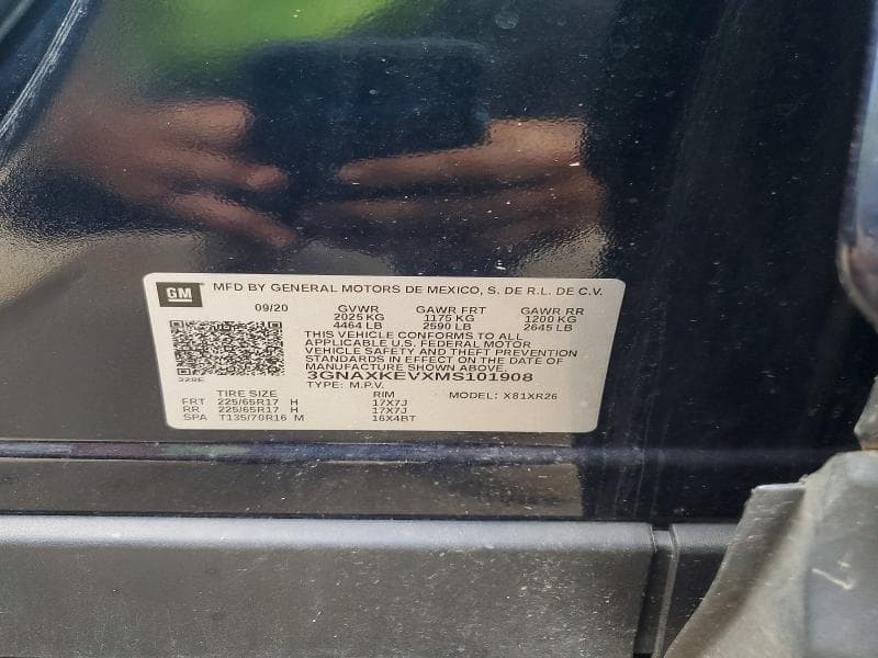 2021 CHEVROLET EQUINOX LT 13