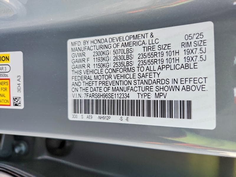 2025 HONDA CR-V SPORT TOURING 13