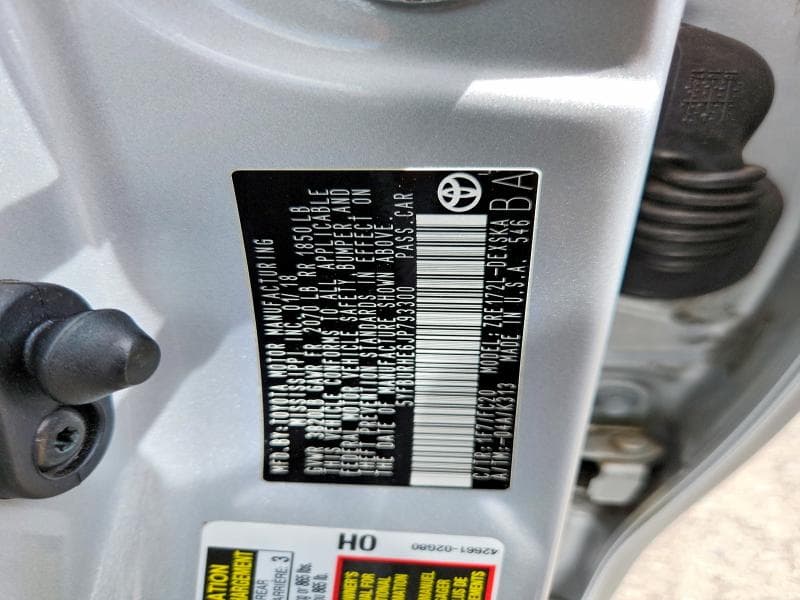2018 TOYOTA COROLLA L 12