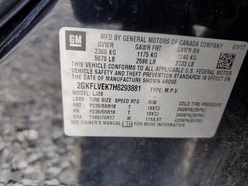 2017 GMC TERRAIN DENALI 13