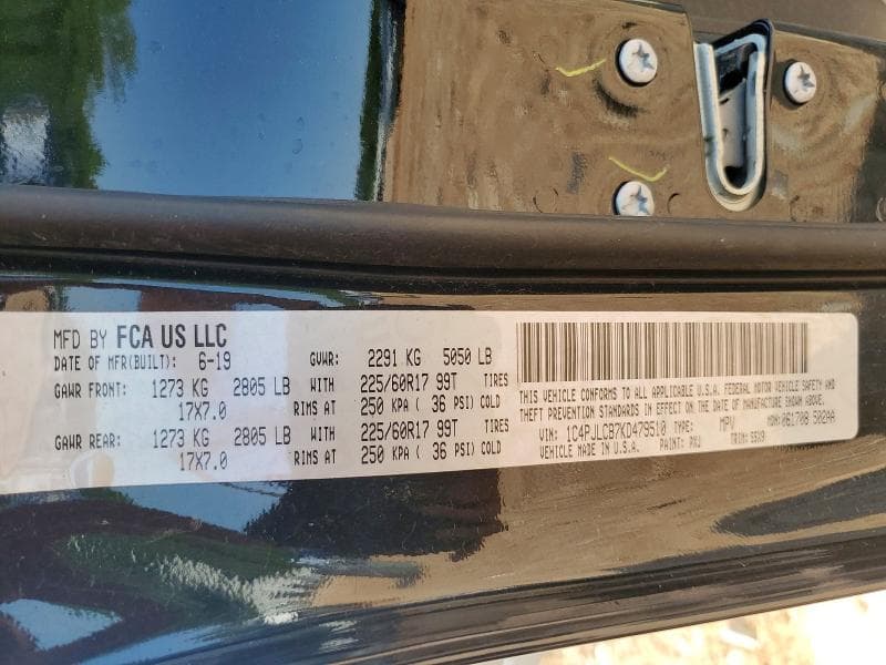 2019 JEEP CHEROKEE LATITUDE 13