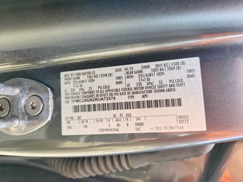 2024 FORD ESCAPE ACTIVE 13