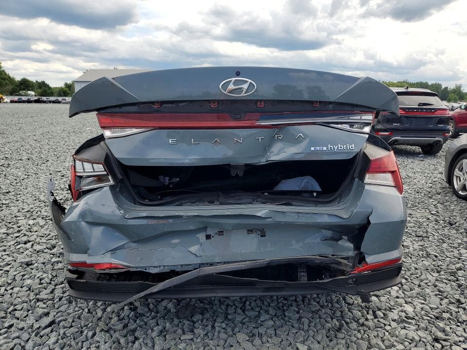 2022 HYUNDAI ELANTRA BLUE 6