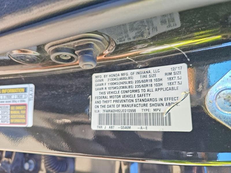 2018 HONDA CR-V EXL 10