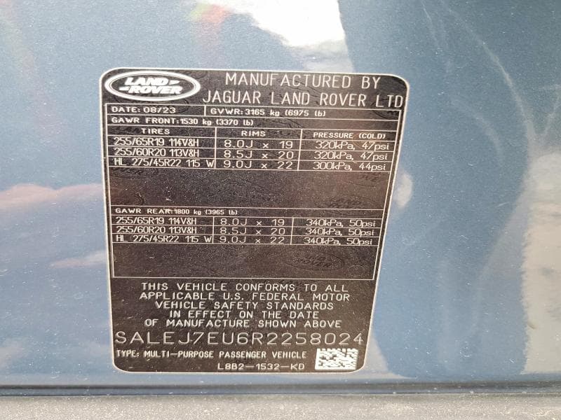 2024 LAND ROVER DEFENDER 110 S 12