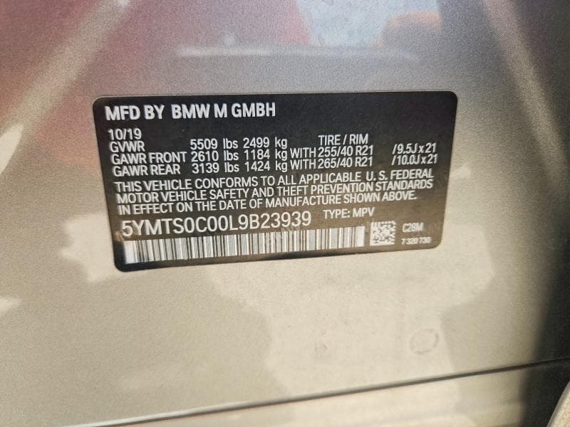 2020 BMW X3 M COMPETITION 13