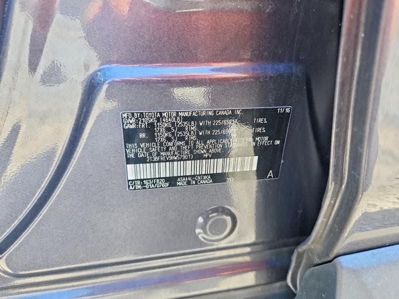 2017 TOYOTA RAV4 LE 13