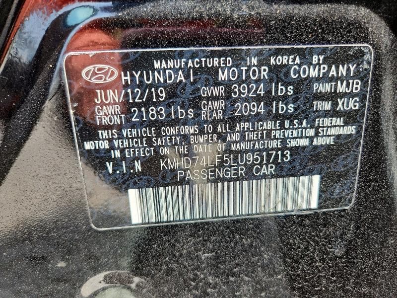 2020 HYUNDAI ELANTRA SE 13