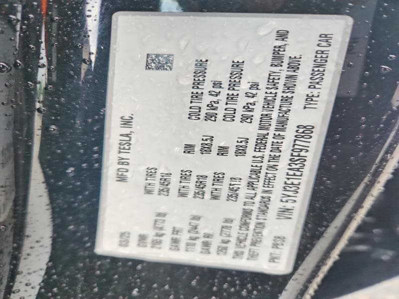 2025 TESLA MODEL 3 12