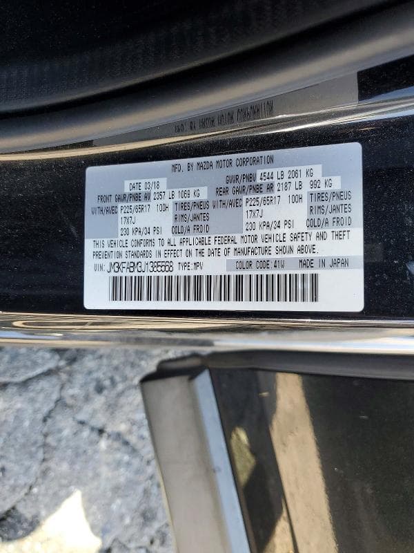 2018 MAZDA CX-5 SPORT 13