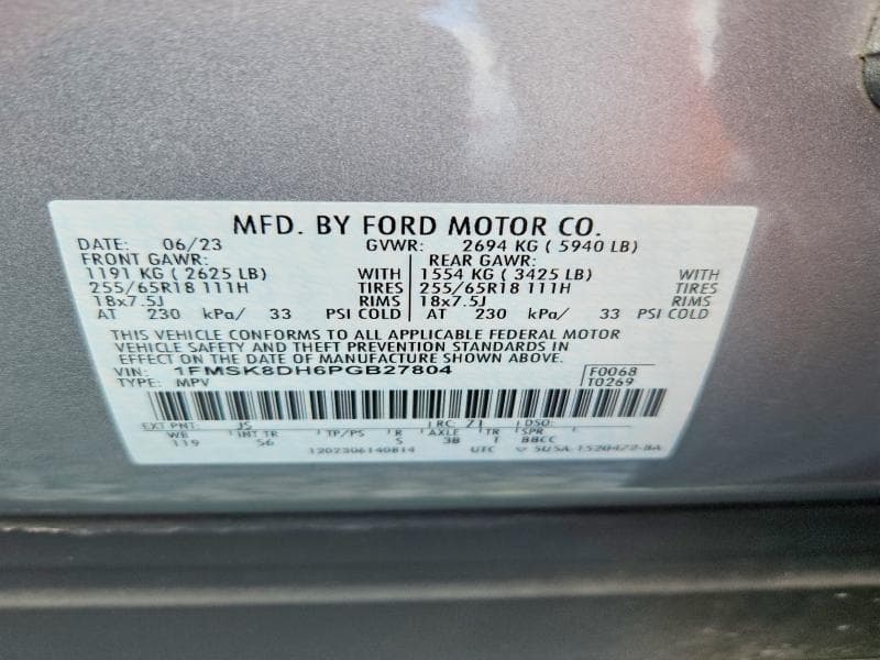 2023 FORD EXPLORER XLT 13
