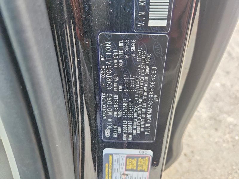 2019 KIA SEDONA L 13