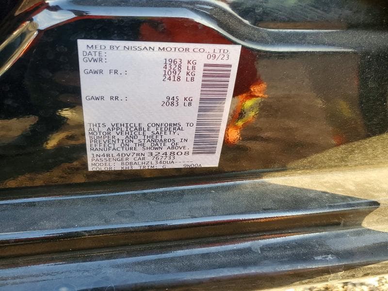 2024 NISSAN ALTIMA SV 12