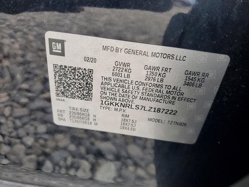 2020 GMC ACADIA SLE 13