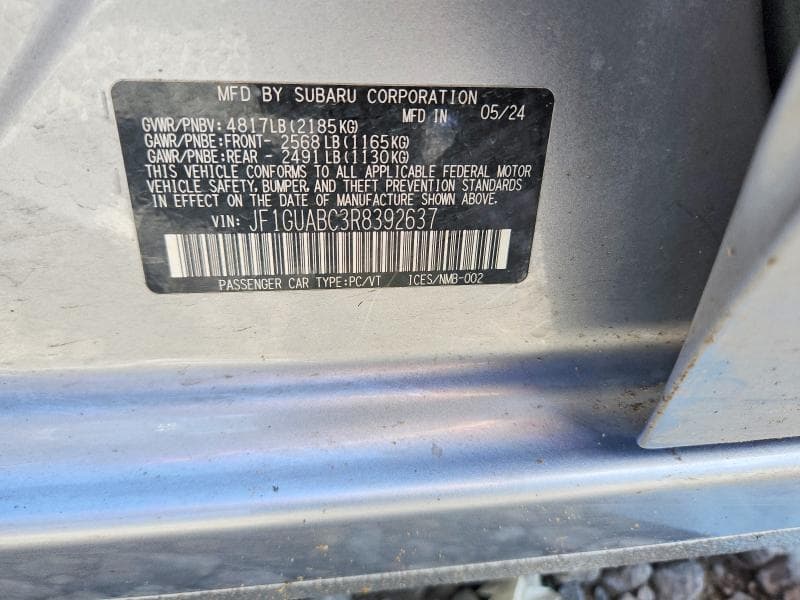 2024 SUBARU IMPREZA 12