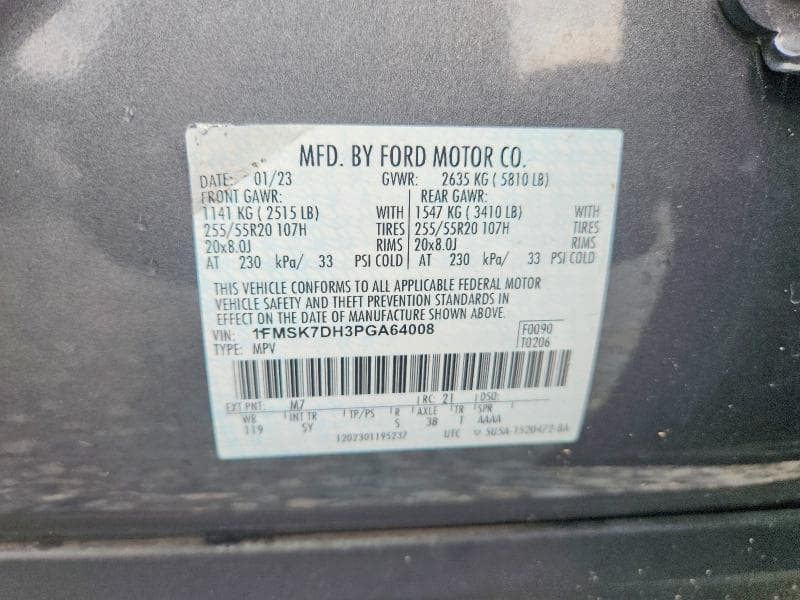 2023 FORD EXPLORER XLT 13