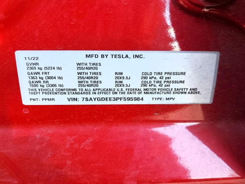 2023 TESLA MODEL Y 13