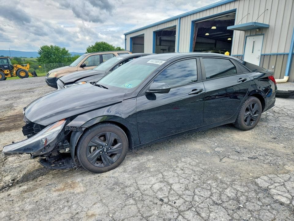 2021 HYUNDAI ELANTRA BLUE - 1