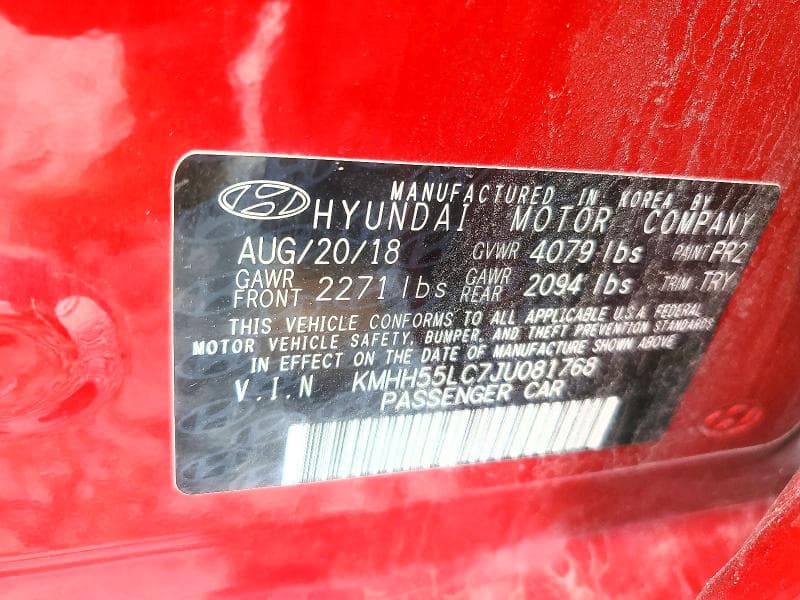 2018 HYUNDAI ELANTRA GT SPORT 13