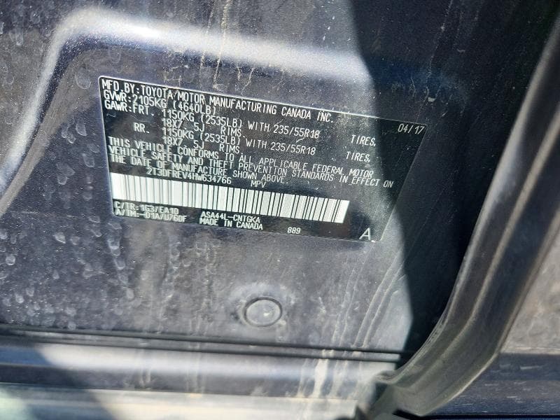 2017 TOYOTA RAV4 LIMITED 13