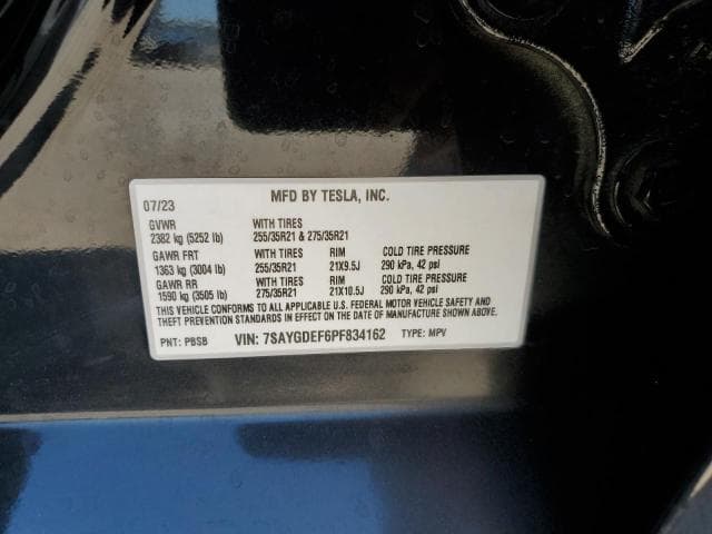 2023 TESLA MODEL Y 12