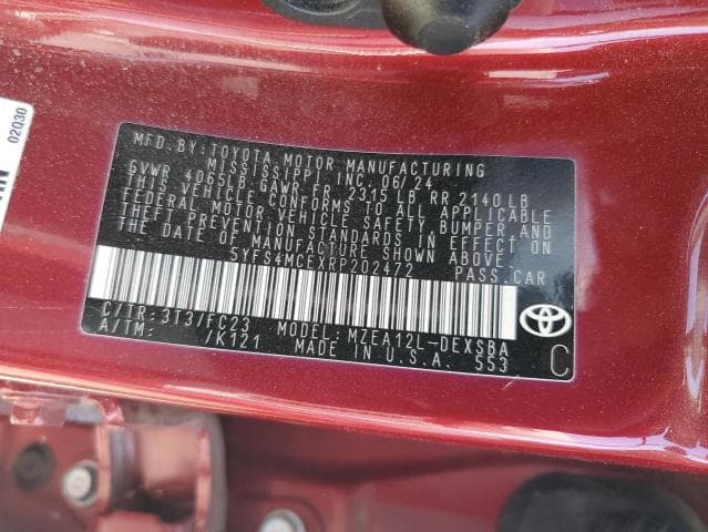 2024 TOYOTA COROLLA SE 12