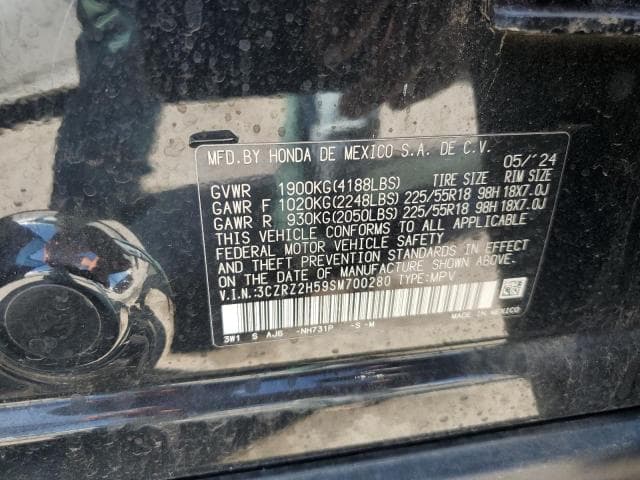 2025 HONDA HR-V SPORT 12