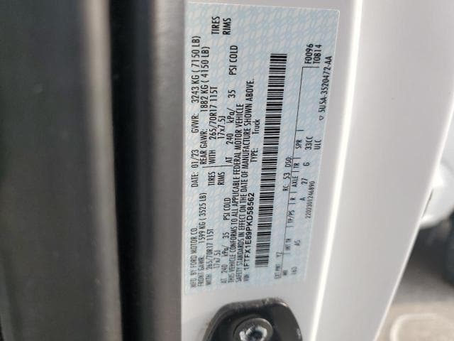 2023 FORD F150 SUPER CAB 12