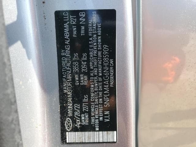 2022 HYUNDAI ELANTRA SEL 12