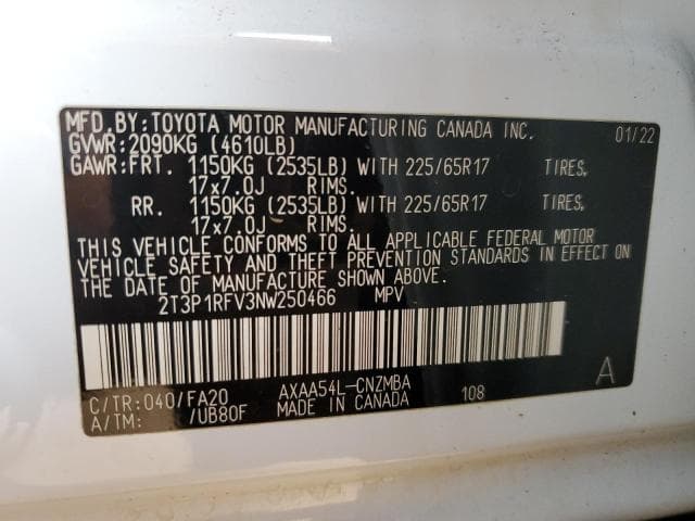2022 TOYOTA RAV4 XLE 13