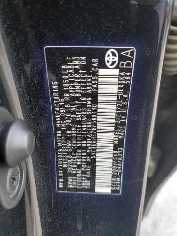 2017 TOYOTA COROLLA L 13