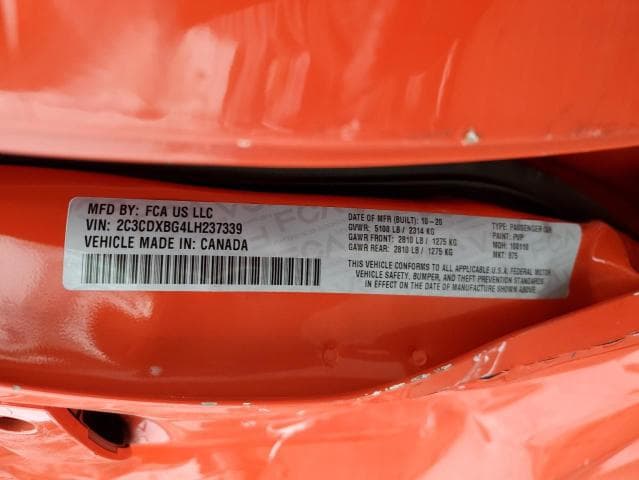 2020 DODGE CHARGER SXT SXT 12