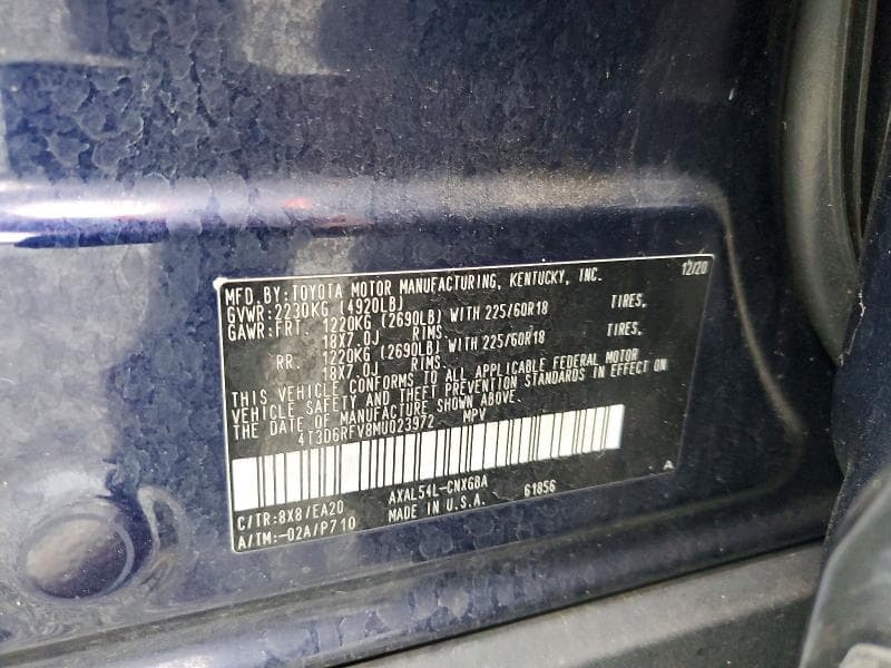 2021 TOYOTA RAV4 LIMITED 14