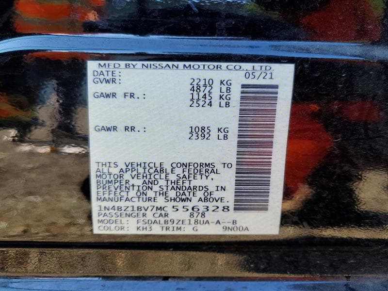 2021 NISSAN LEAF S PLUS 12