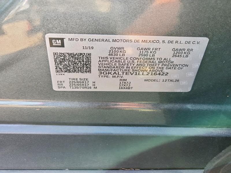 2020 GMC TERRAIN SLE 12