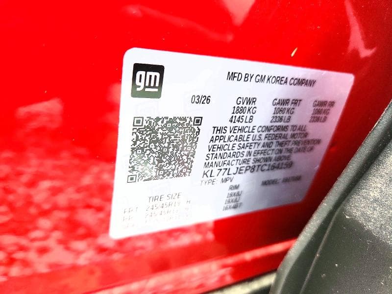 2026 CHEVROLET TRAX 2RS 14