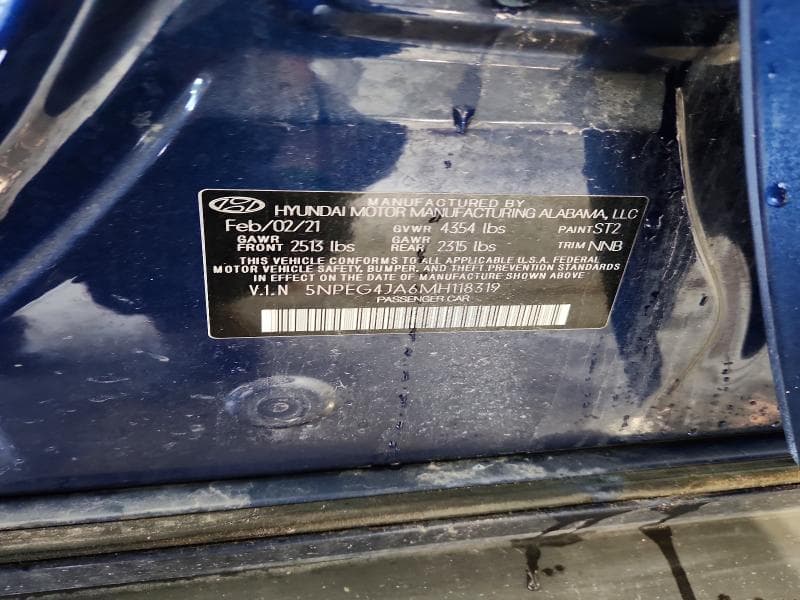 2021 HYUNDAI SONATA SE 12