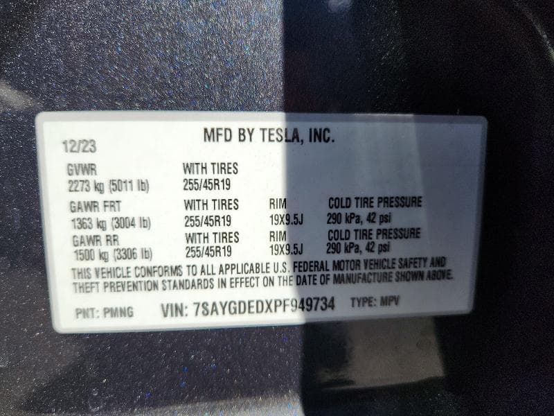 2023 TESLA MODEL Y 13