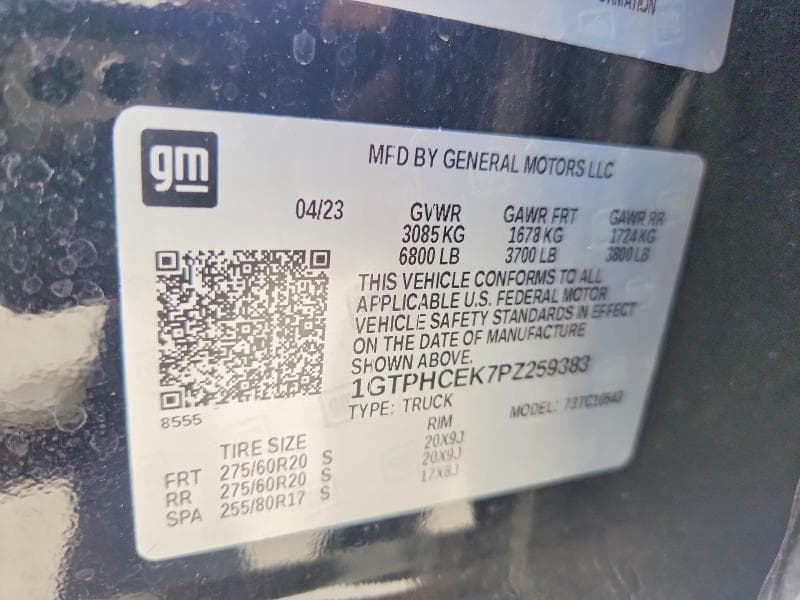 2023 GMC SIERRA C1500 ELEVATION 12