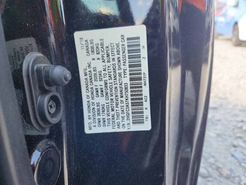 2019 HONDA CIVIC SI 12