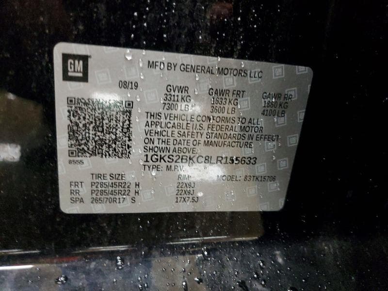 2020 GMC YUKON SLT 14