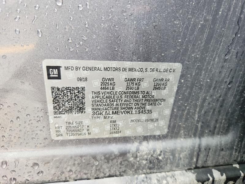 2019 GMC TERRAIN SLE 13
