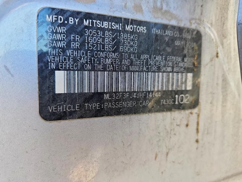 2018 MITSUBISHI MIRAGE G4 ES 12
