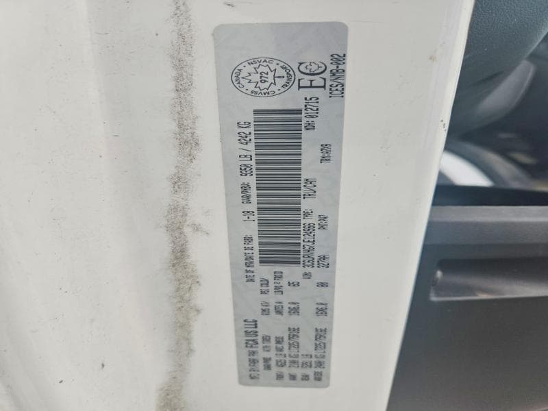 2018 RAM PROMASTER 3500 3500 HIGH 12