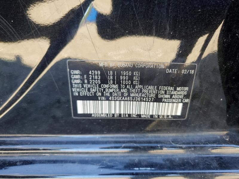 2018 SUBARU IMPREZA 12