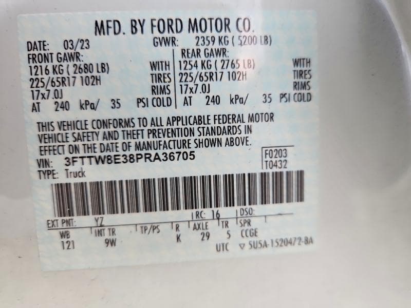 2023 FORD MAVERICK XL 12