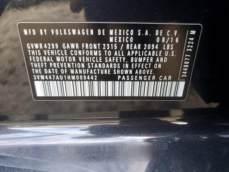 2017 VOLKSWAGEN GTI S/SE 12